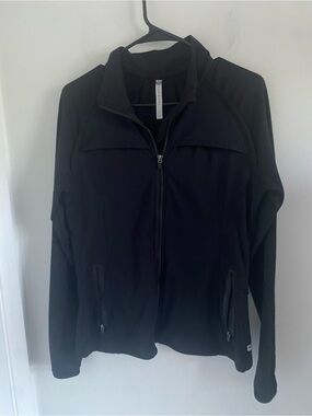 Fabletics Black Zip-Up Utility Jacket
